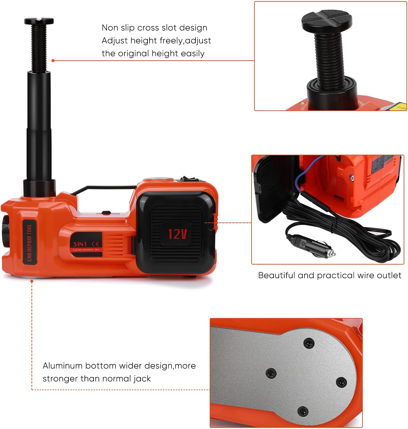 3 in 1 Electric jack (The discounted price will end today)